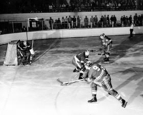 1954 Hockey Game vs. Denver title=1954 Hockey Game vs. Denver