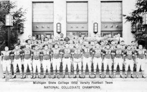 Michigan State College 1952 Football Team